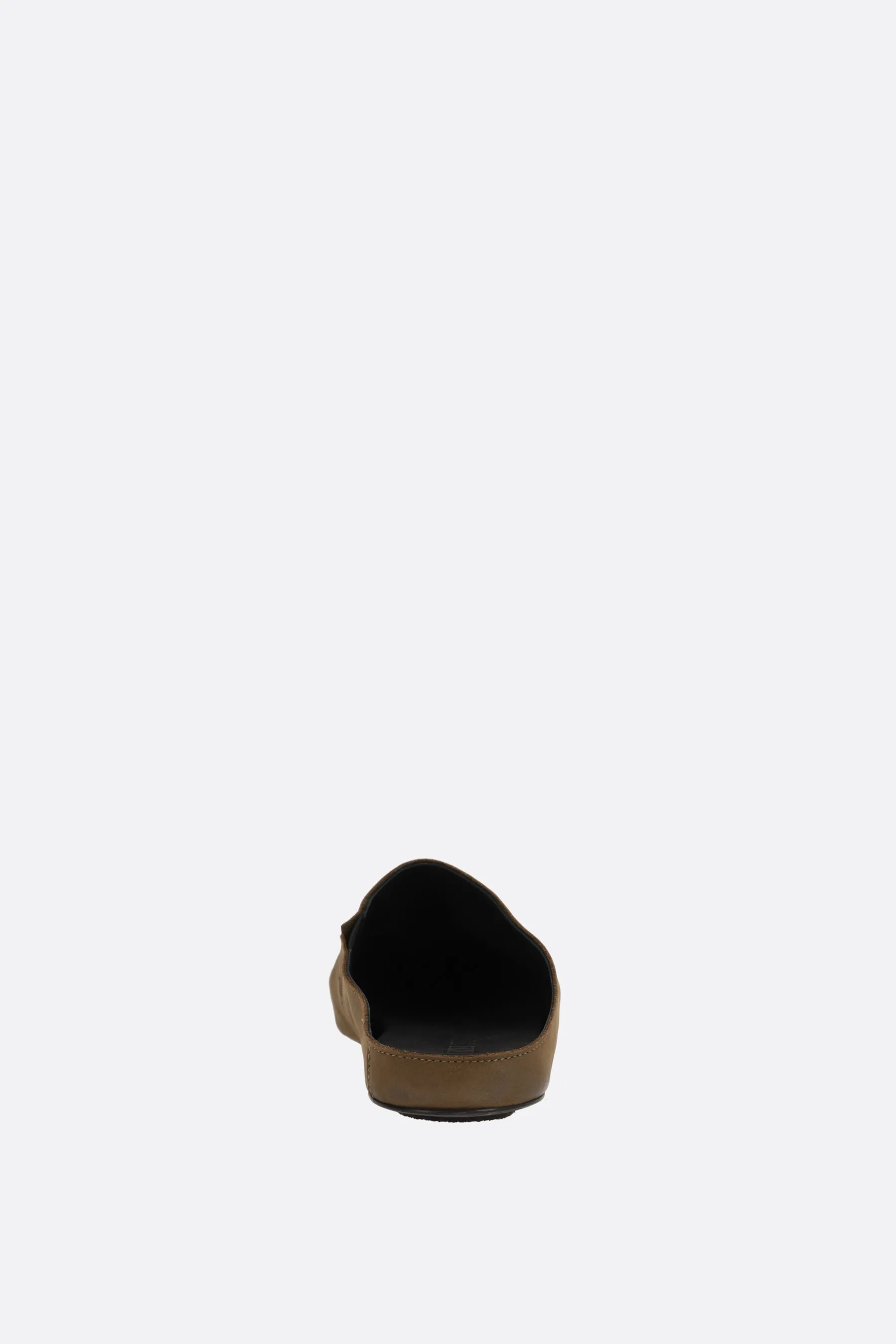 ballet slippers in smooth leather