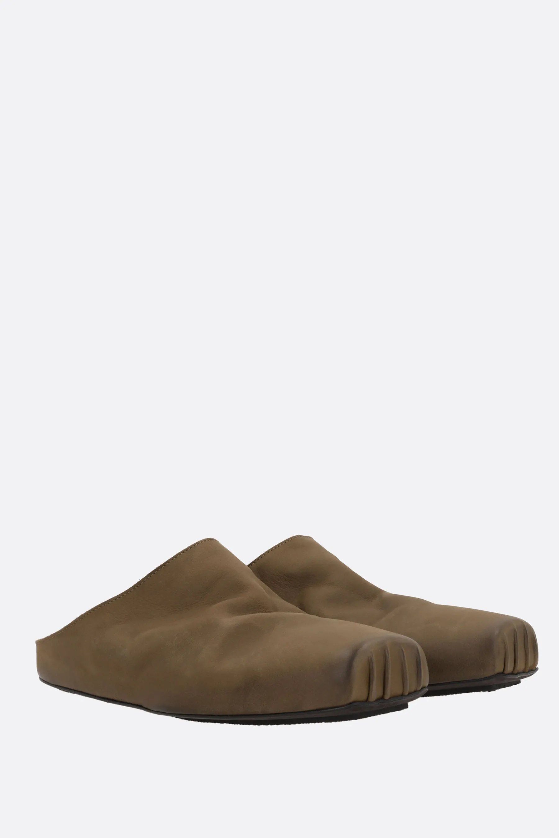 ballet slippers in smooth leather