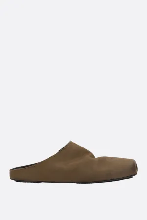 ballet slippers in smooth leather