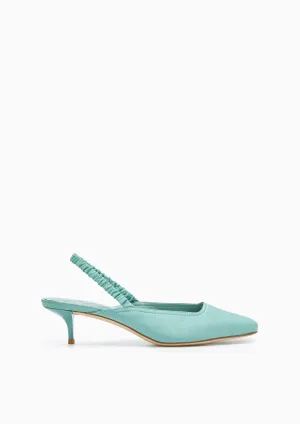 Bonus Low Heel Slingbacks Green