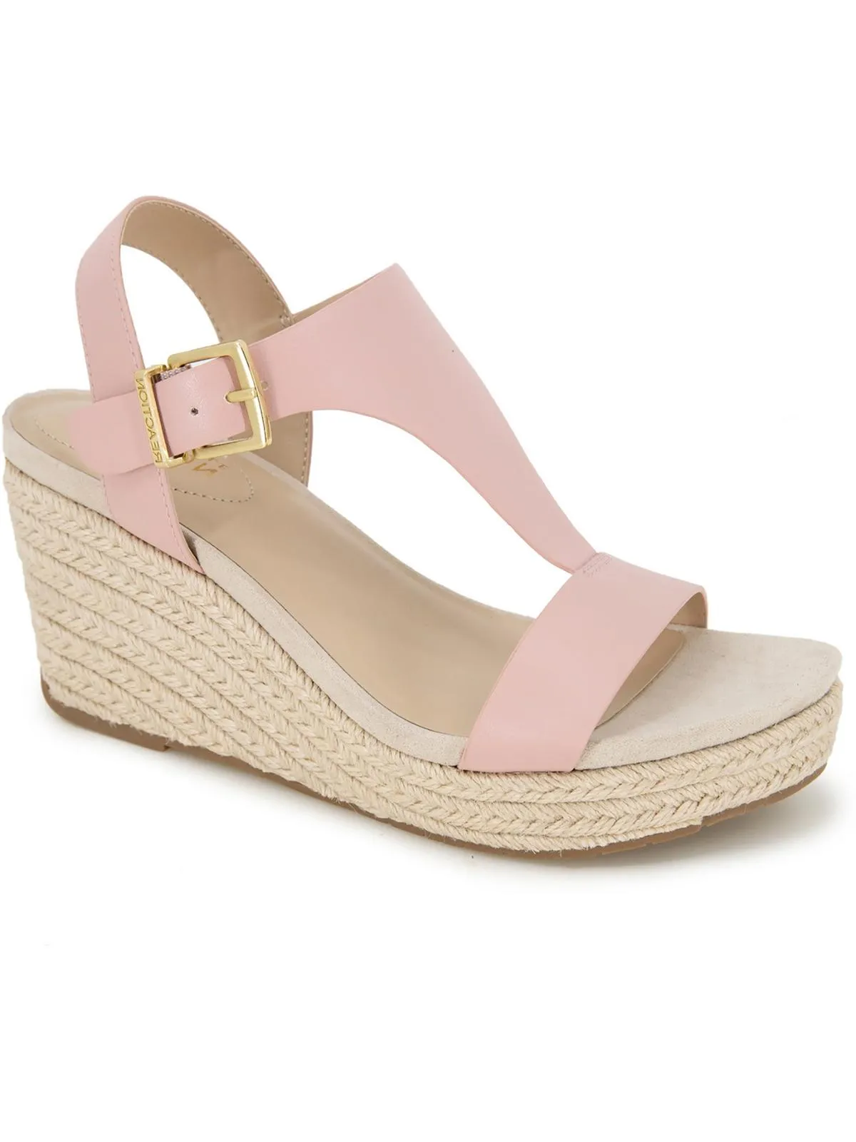 Card Womens Open Toe T-Strap Espadrilles