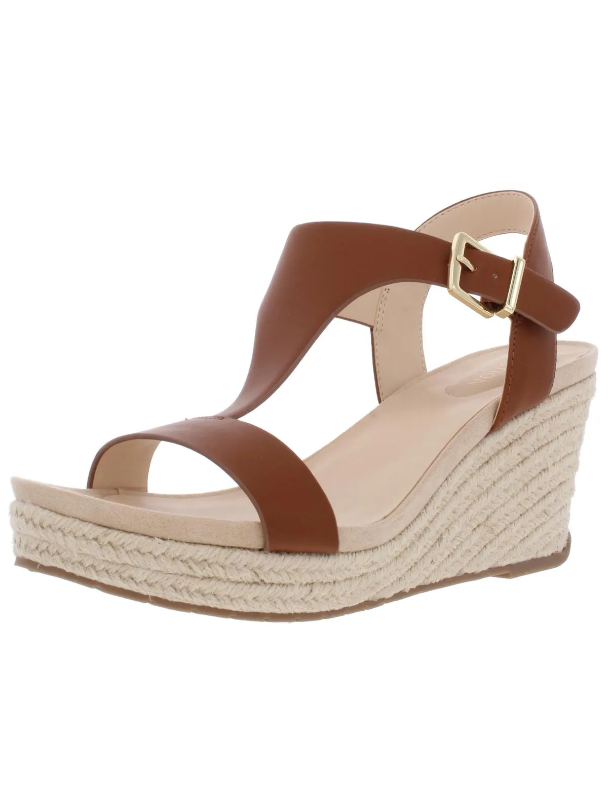 Card Womens Open Toe T-Strap Espadrilles