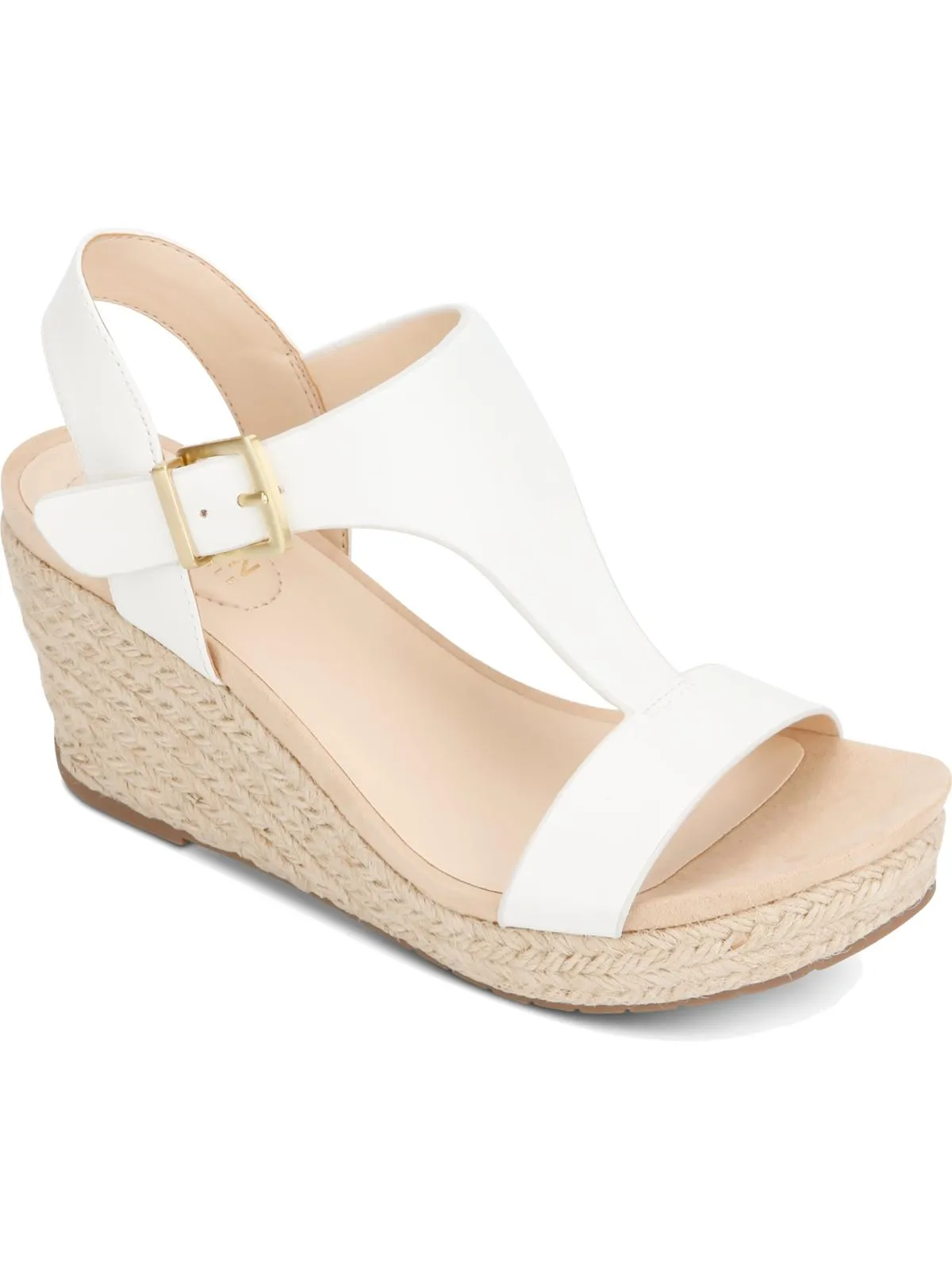 Card Womens Open Toe T-Strap Espadrilles