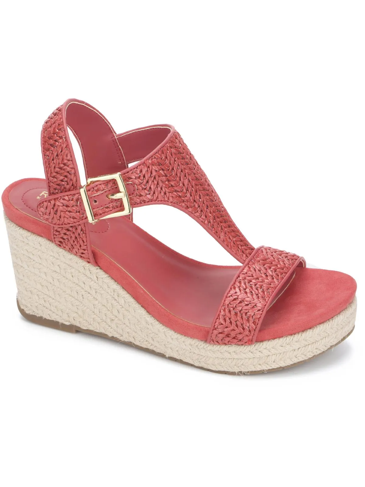 Card Womens Open Toe T-Strap Espadrilles