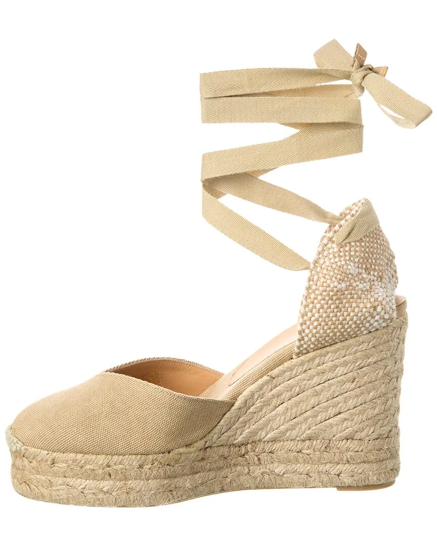 Casta?er Carina Canvas Wedge Sandal