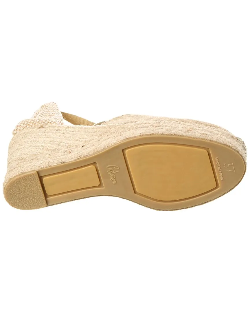 Casta?er Carina Canvas Wedge Sandal