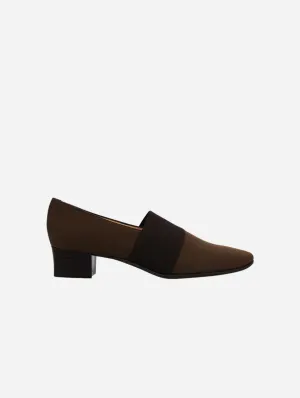 Chiara Women's Vegan Leather Heeled Shoes | Brown