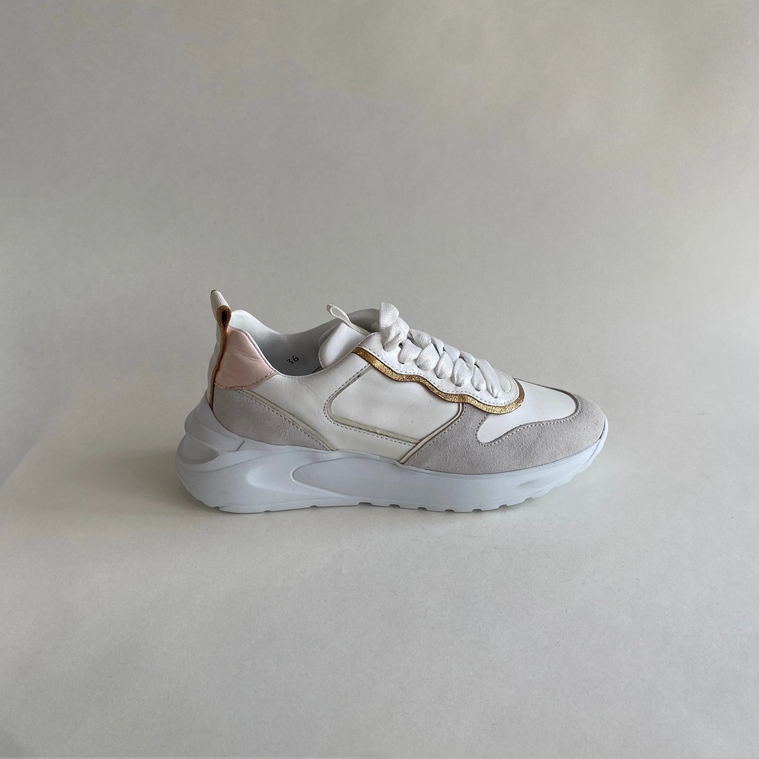 DOF Studios Gigi Bianco/Pink - LAST PAIR size 40