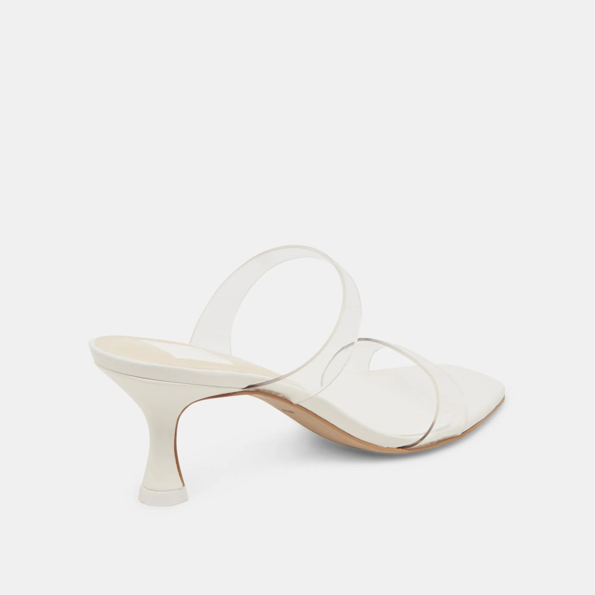 GENORA WIDE HEELS CRYSTAL VINYL