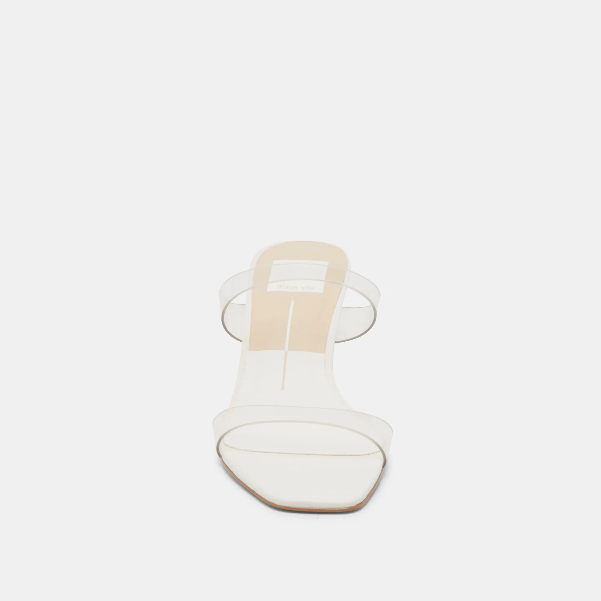 GENORA WIDE HEELS CRYSTAL VINYL