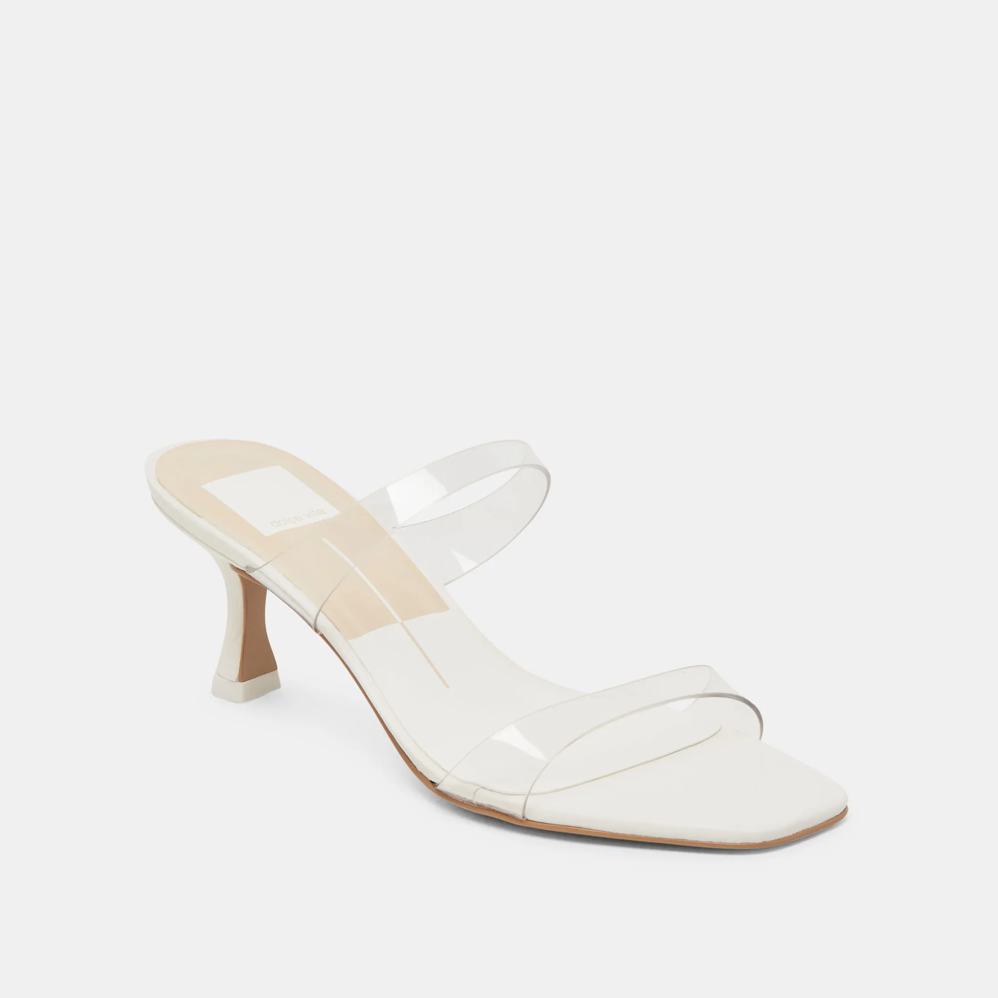 GENORA WIDE HEELS CRYSTAL VINYL