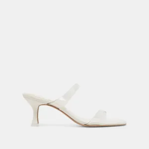 GENORA WIDE HEELS CRYSTAL VINYL