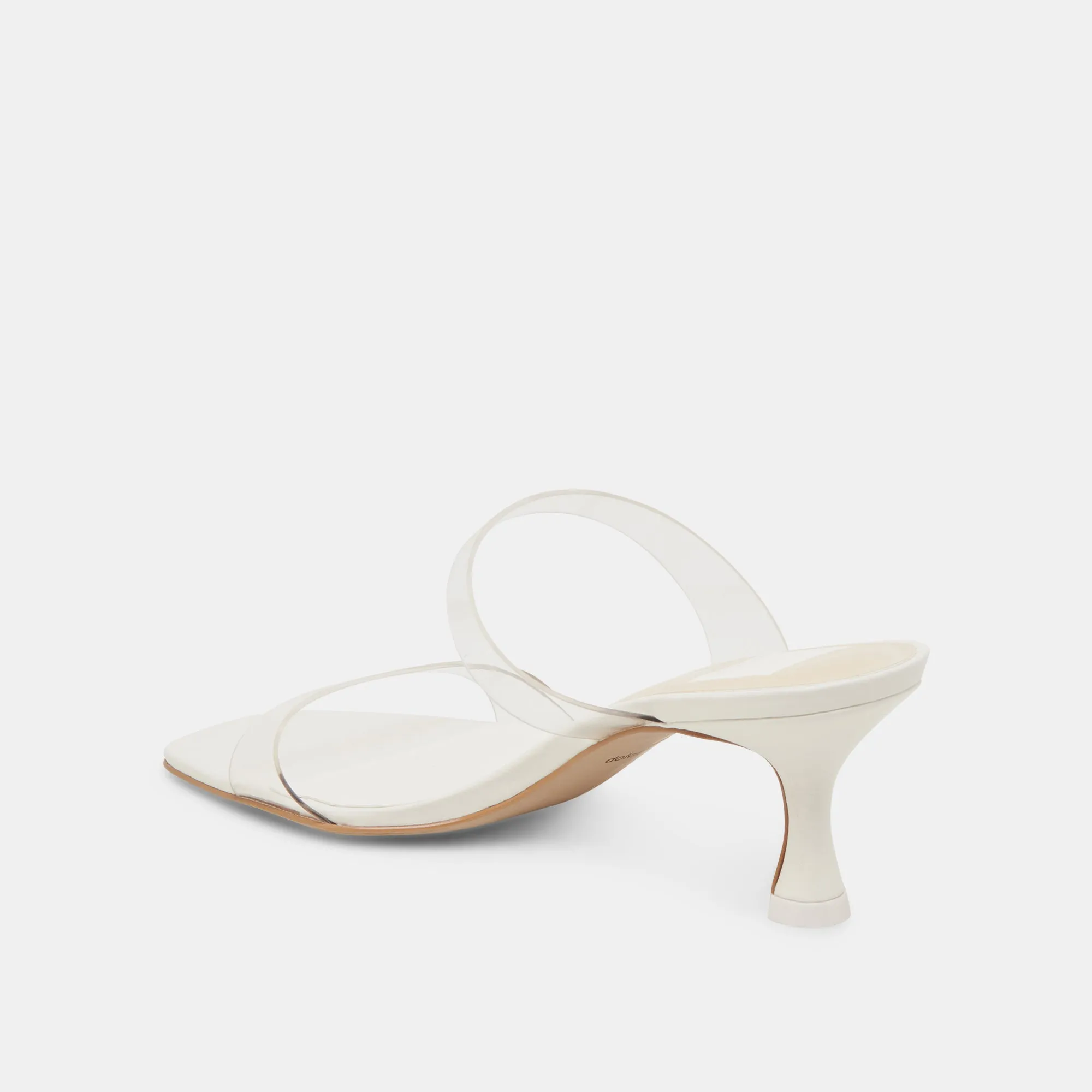 GENORA WIDE HEELS CRYSTAL VINYL