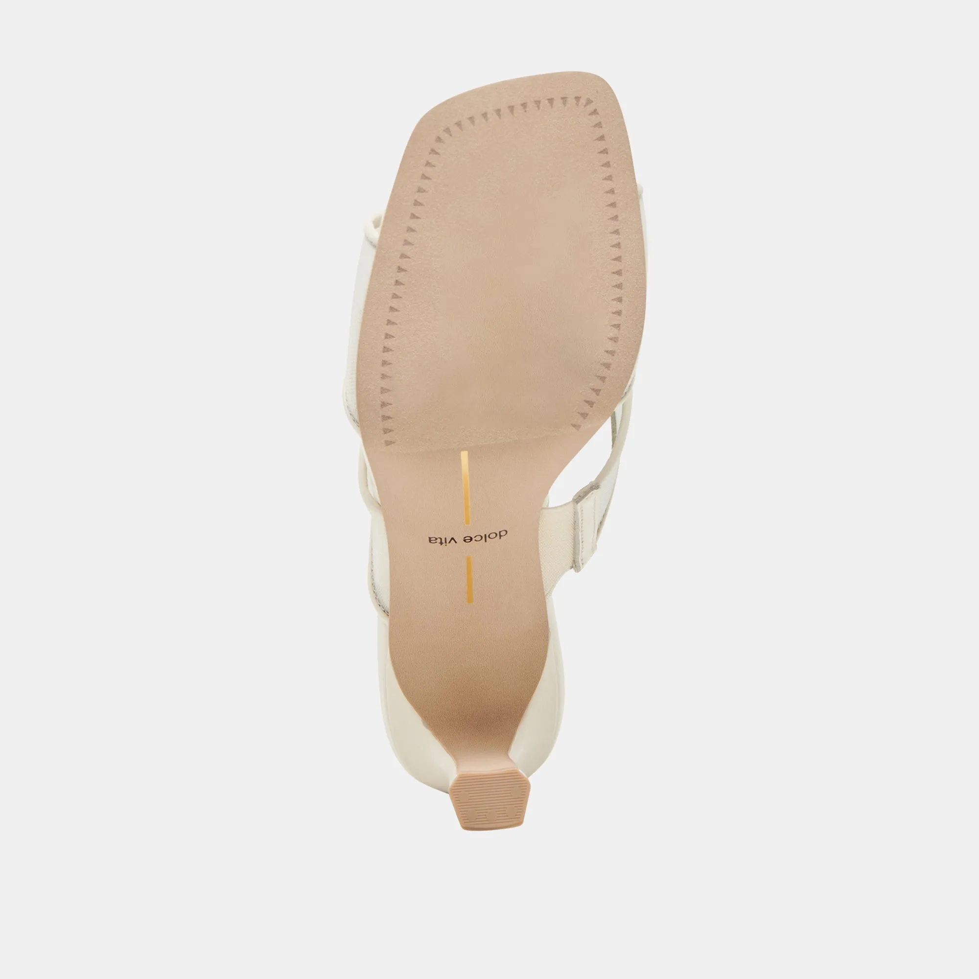 GITEL WIDE HEELS OFF WHITE MESH