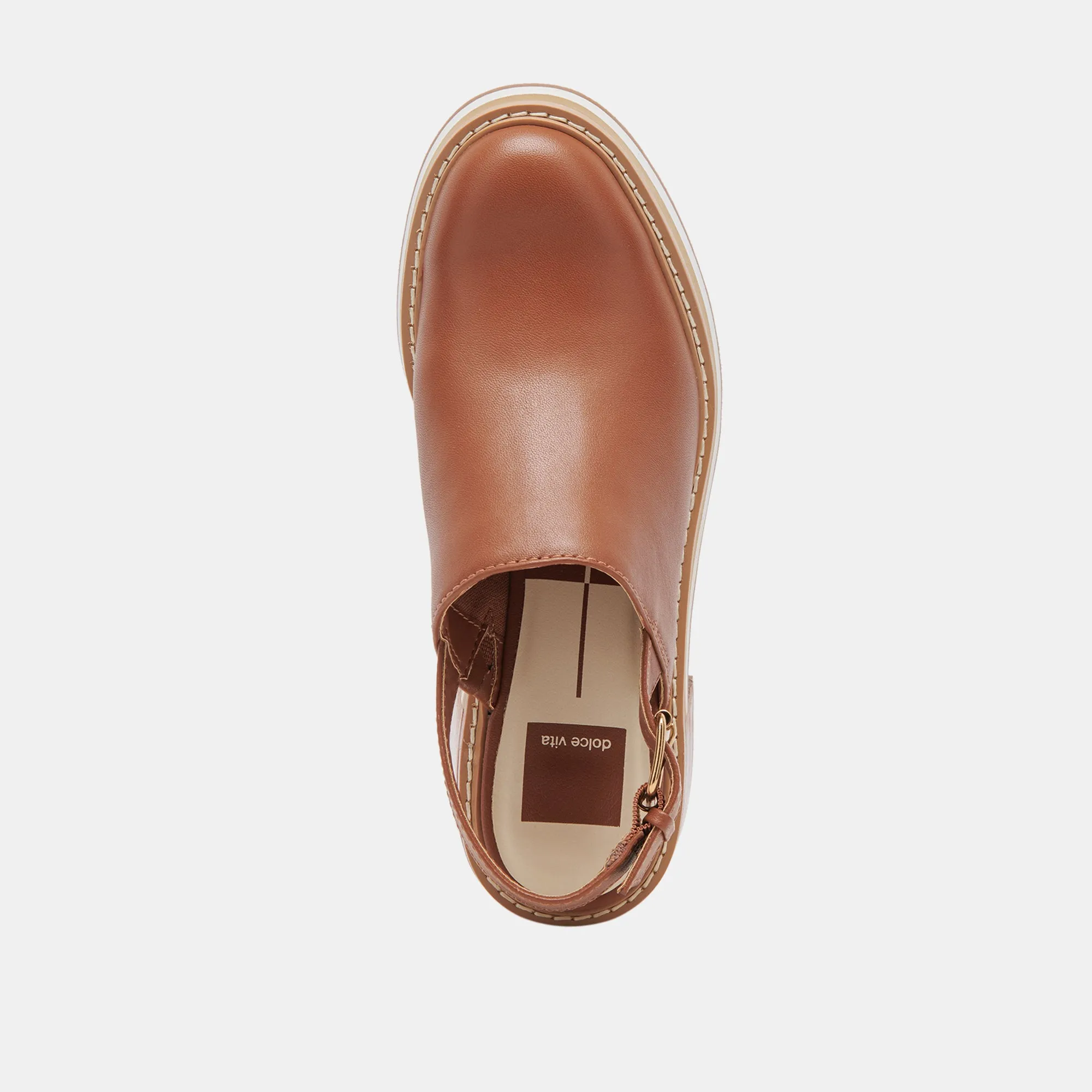 HANIAH HEELS BROWN LEATHER