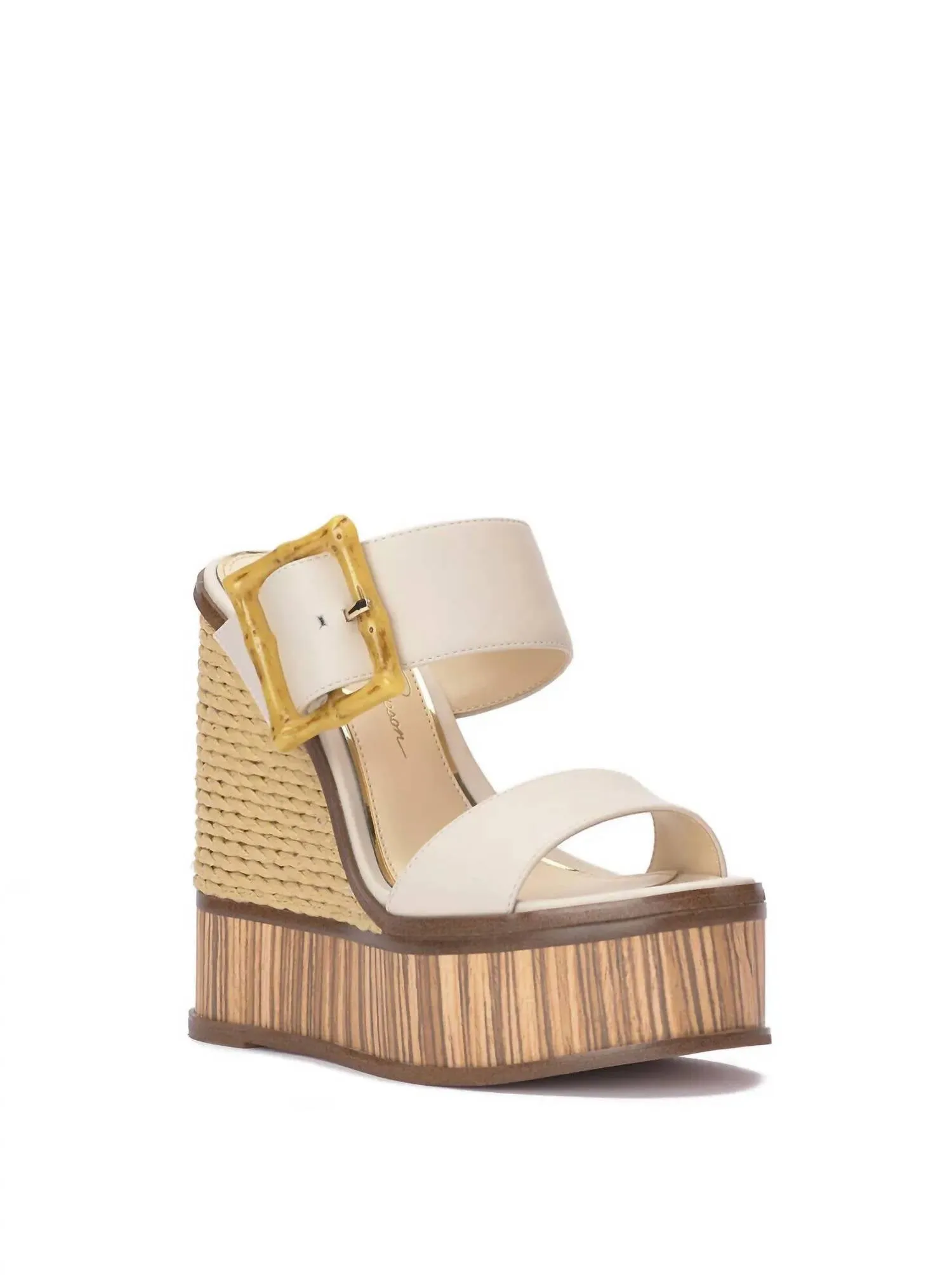 Hendrya Wedge Sandal In Natural