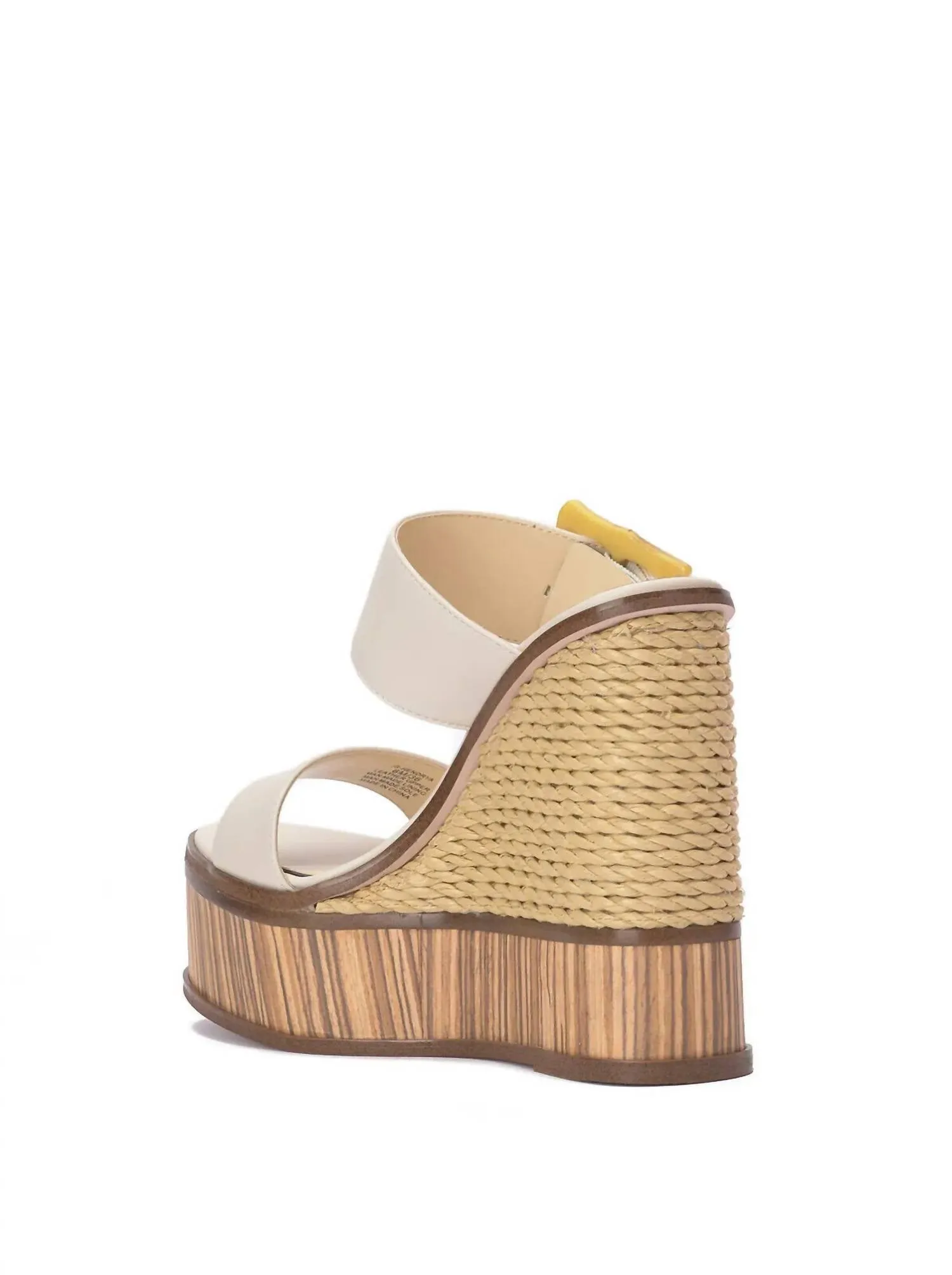 Hendrya Wedge Sandal In Natural