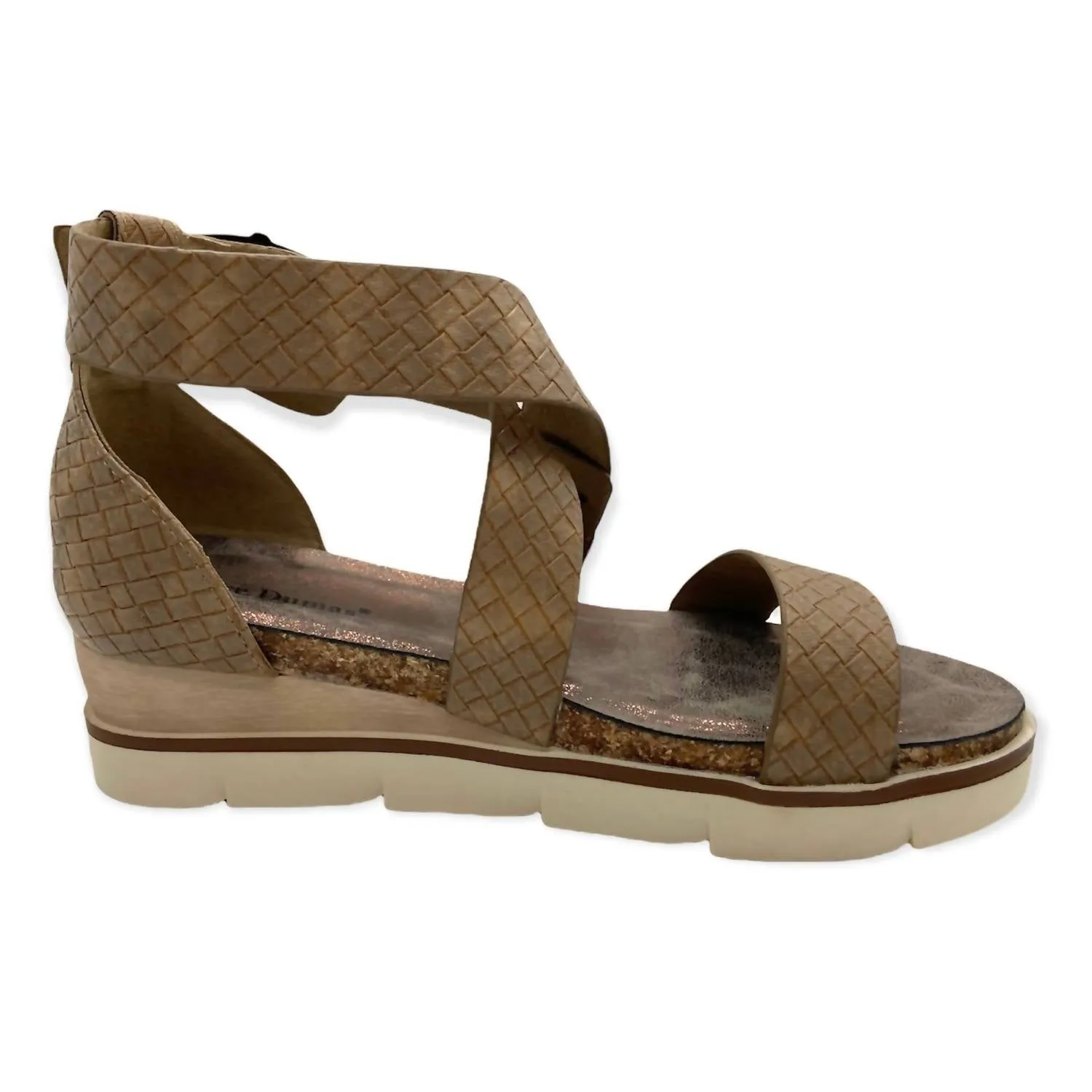 Lisle Wedges In Taupe Tan