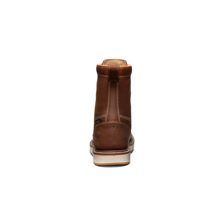 Men's Liberty 8" Waterproof Boot (Soft Toe)  |  Leather Brown/Gum