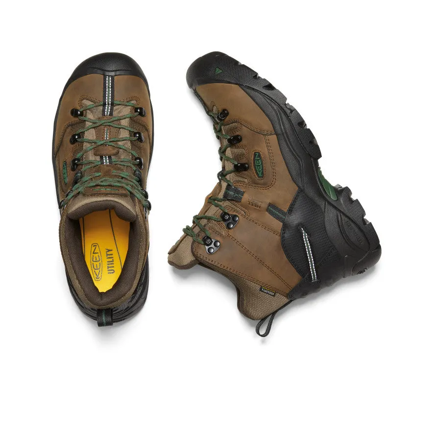 Men's Pittsburgh Energy 6" Waterproof Boot (Soft Toe)  |  Cascade Brown/Greener Pastures
