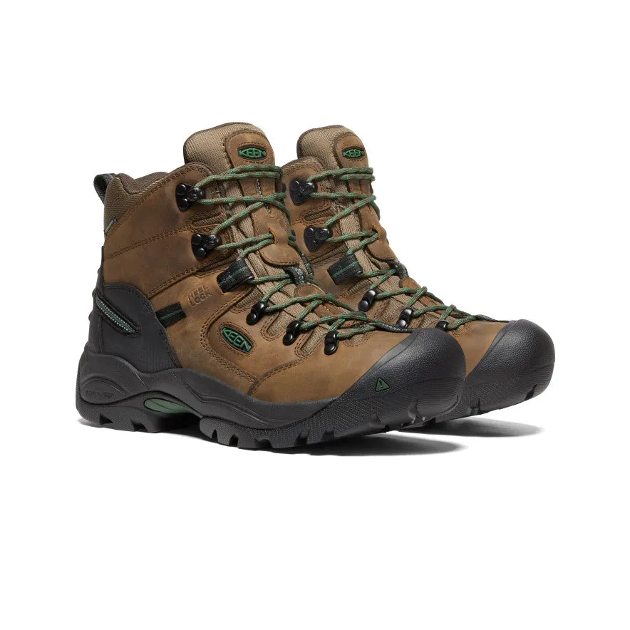 Men's Pittsburgh Energy 6" Waterproof Boot (Soft Toe)  |  Cascade Brown/Greener Pastures