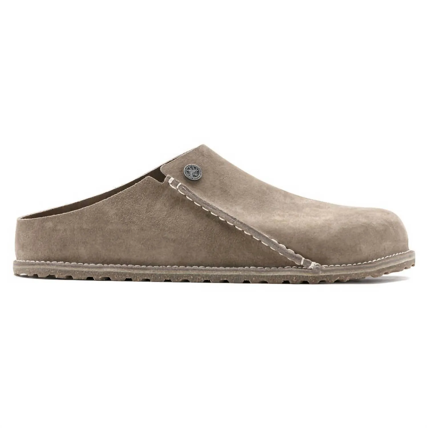 Men's Zermatt Original Footbed Slippers - Narrow Width In Gray Suede