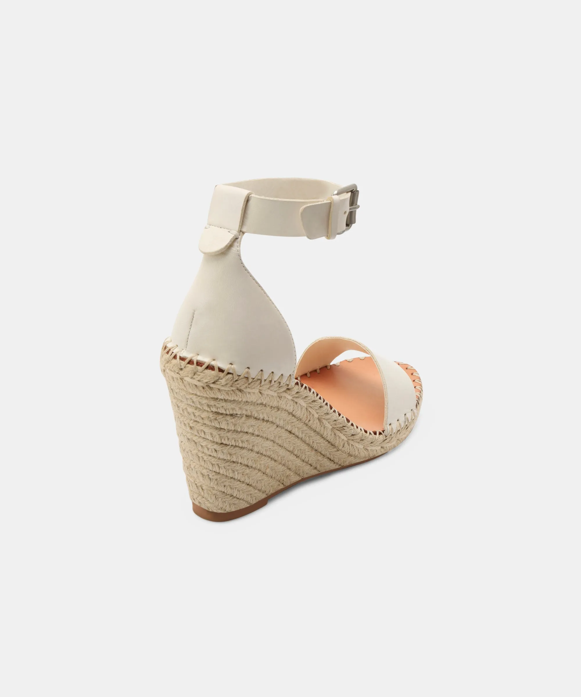 NOOR WIDE WEDGES WHITE