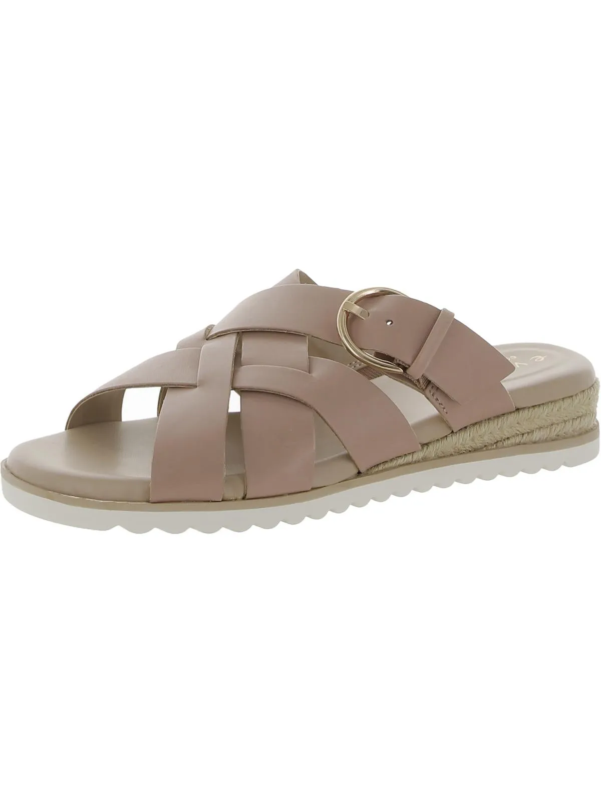 Pace Womens Leather Caged Espadrilles