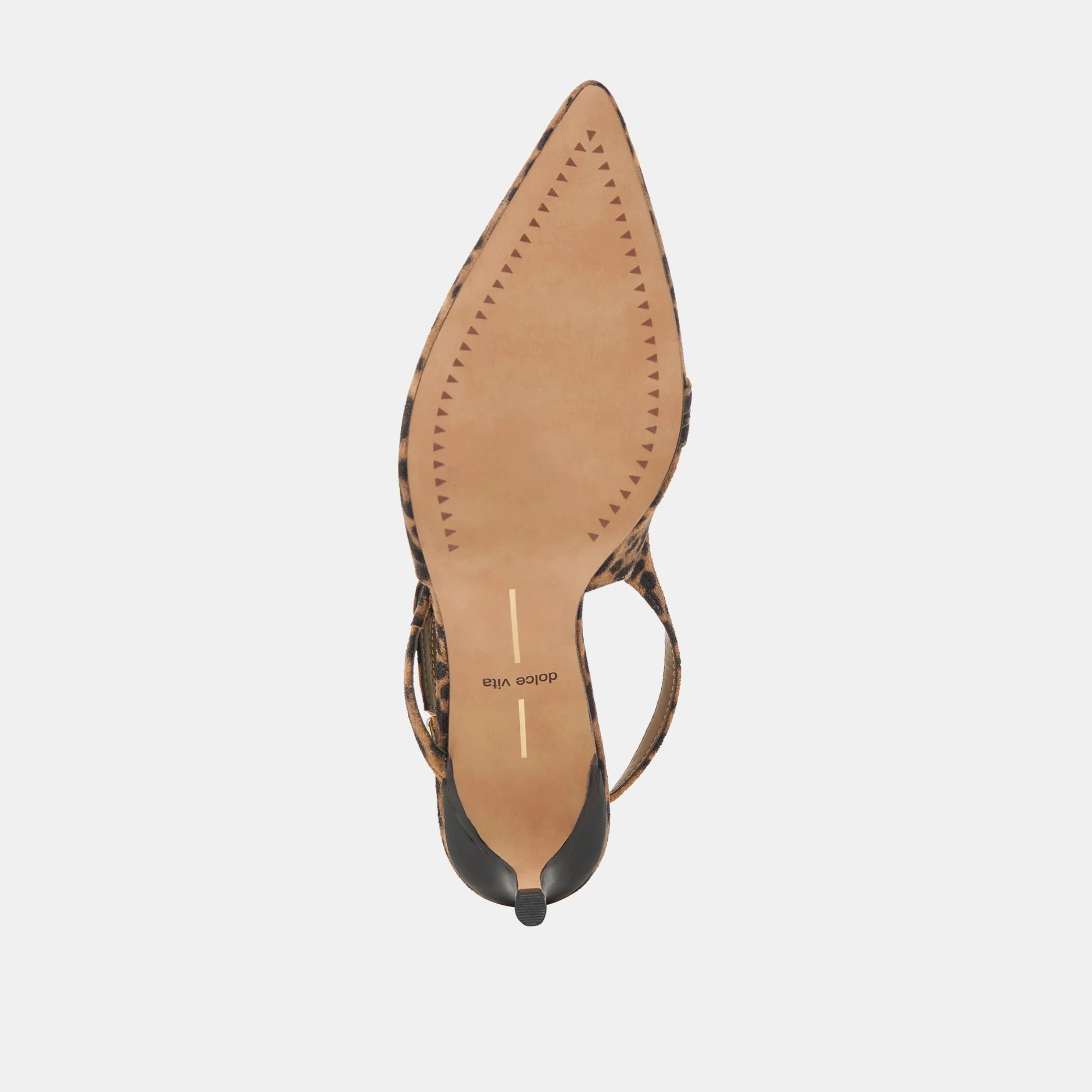 PAMLA MID WIDE HEELS LEOPARD SUEDE