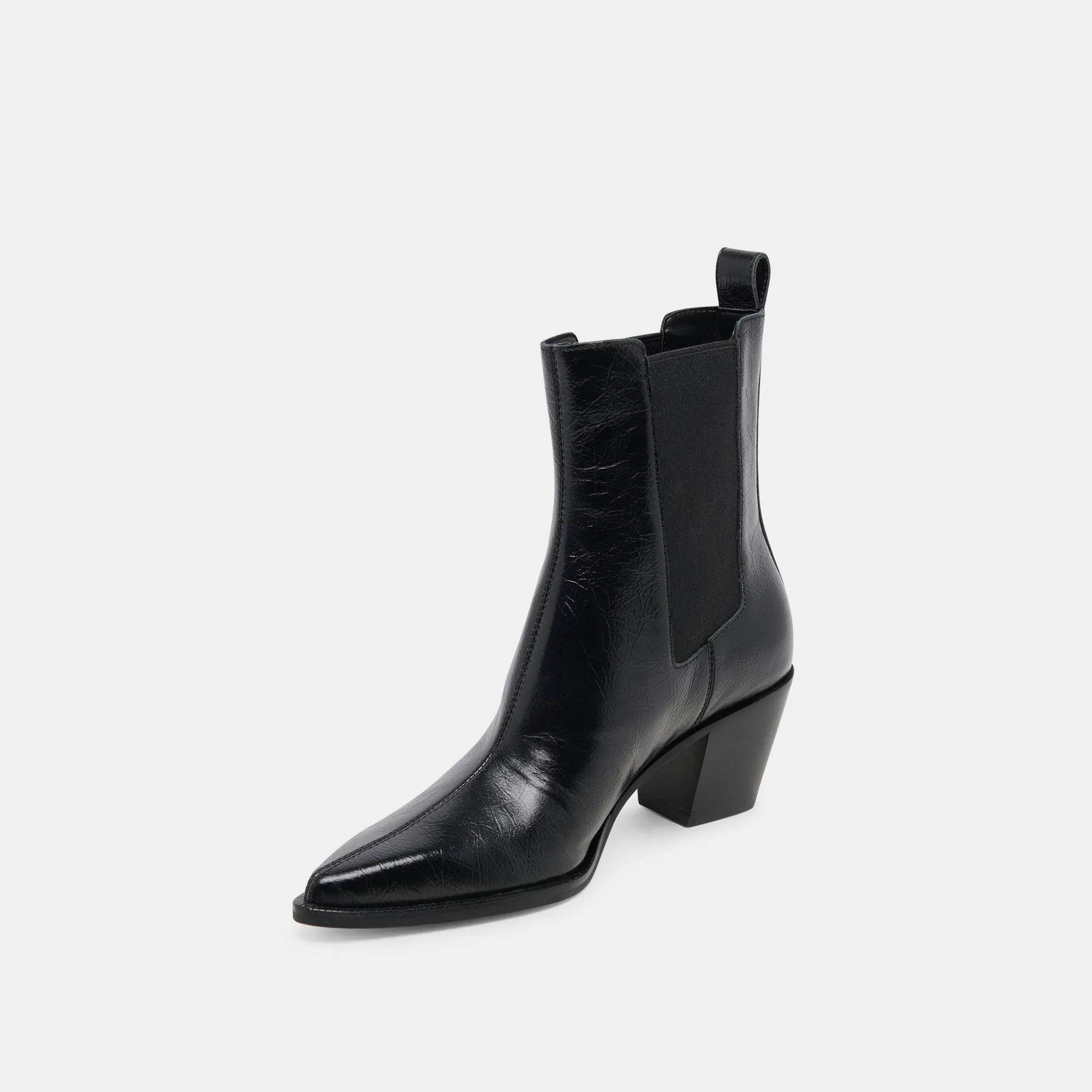 SHADIE H2O WIDE BOOTIES MIDNIGHT CRINKLE PATENT