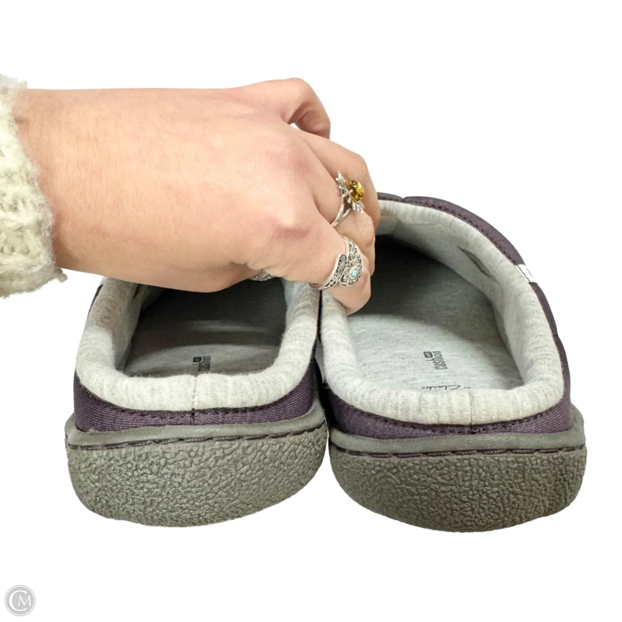 Slippers By Clarks In Purple, Size: 7