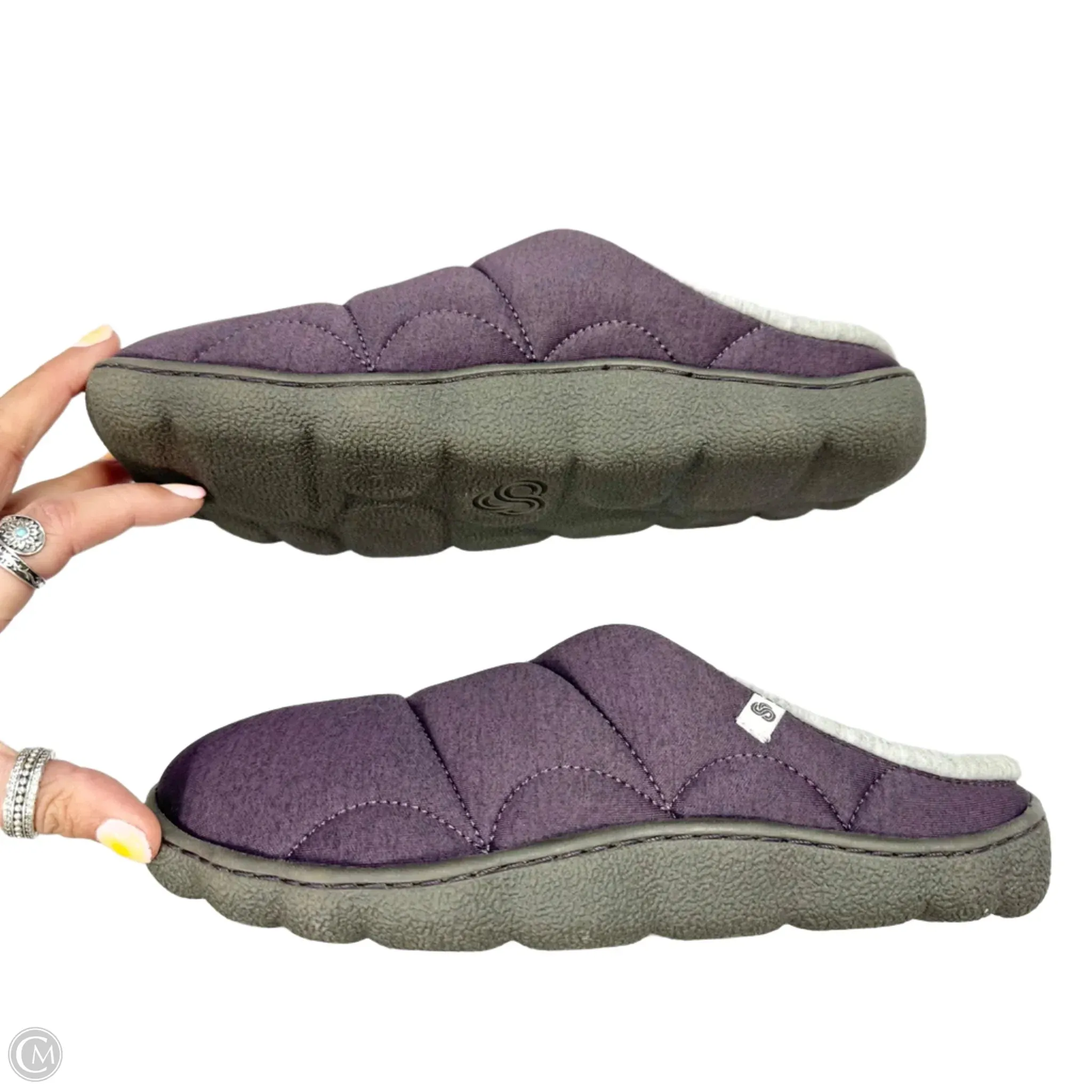 Slippers By Clarks In Purple, Size: 7