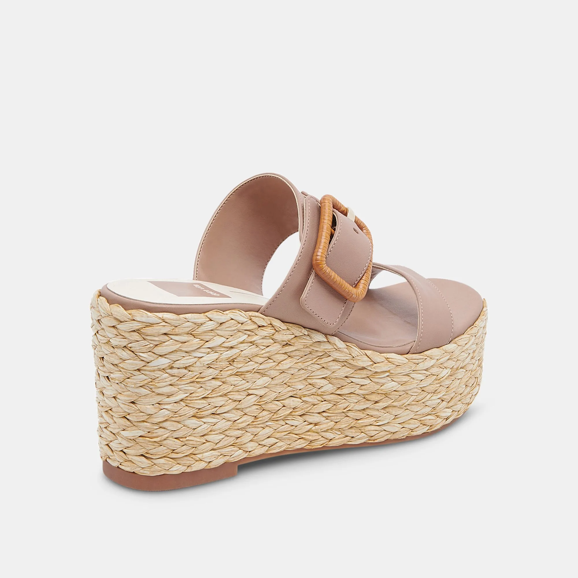 THORIN WEDGES CAFE LEATHER