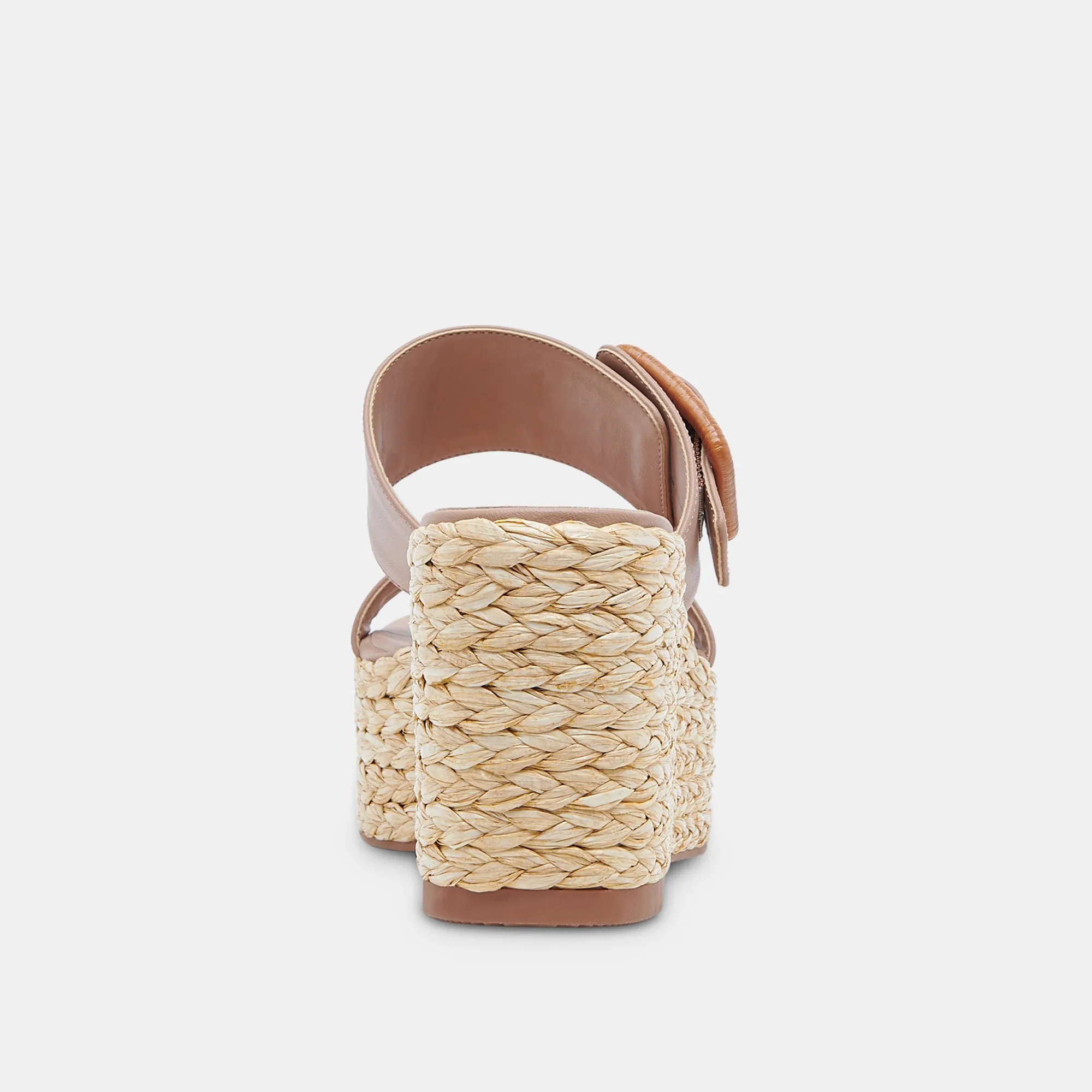 THORIN WEDGES CAFE LEATHER