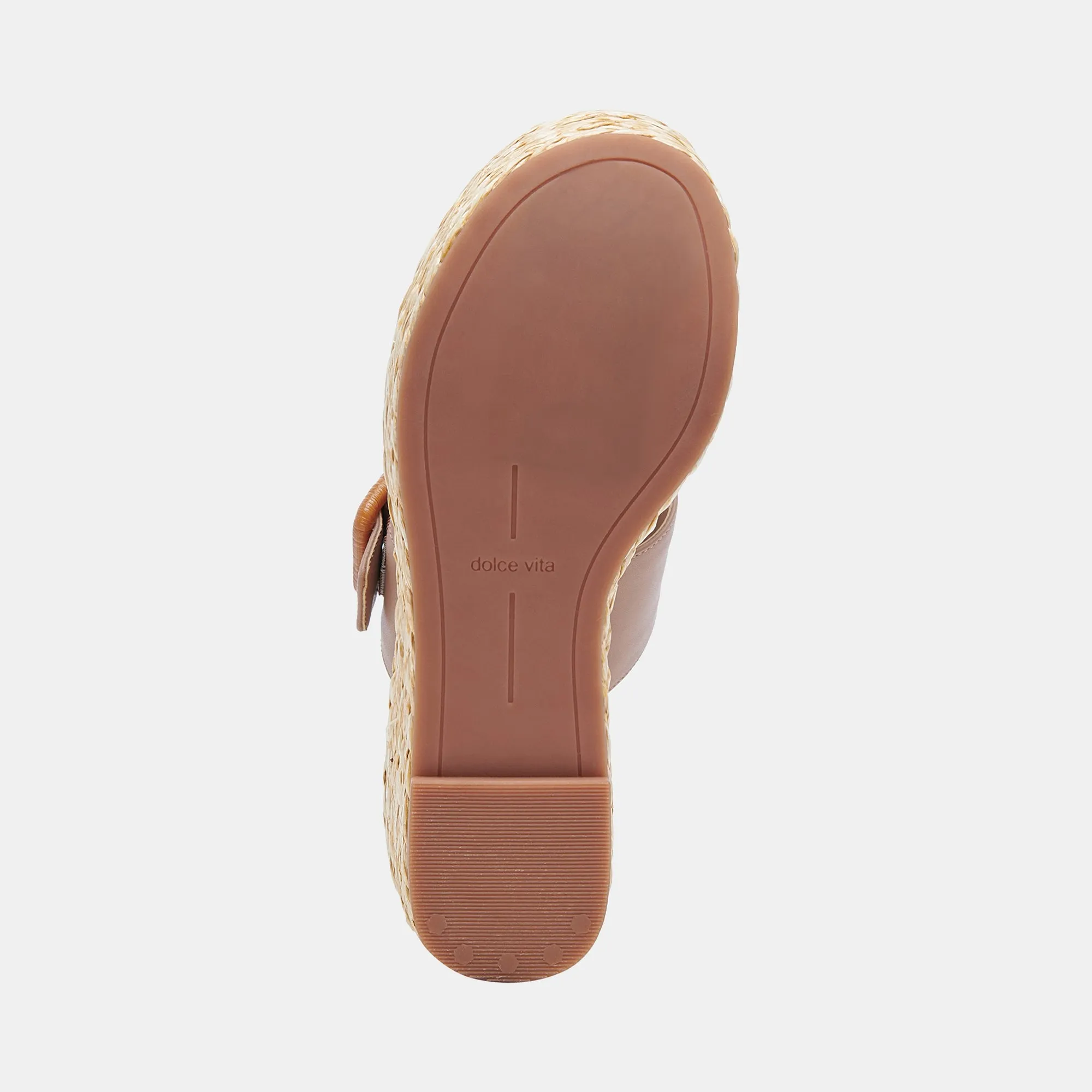 THORIN WEDGES CAFE LEATHER