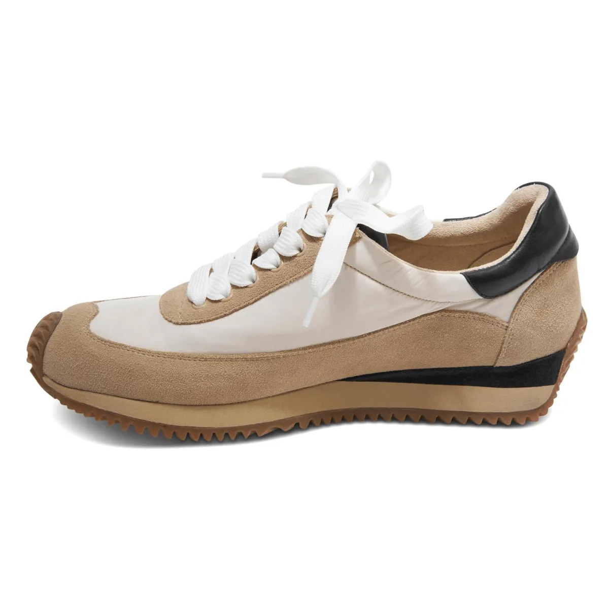 Vaneli Women's Queen Beige Suede Combo