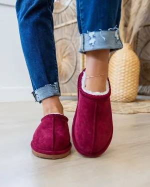 Very G Cheers Slippers - Maroon