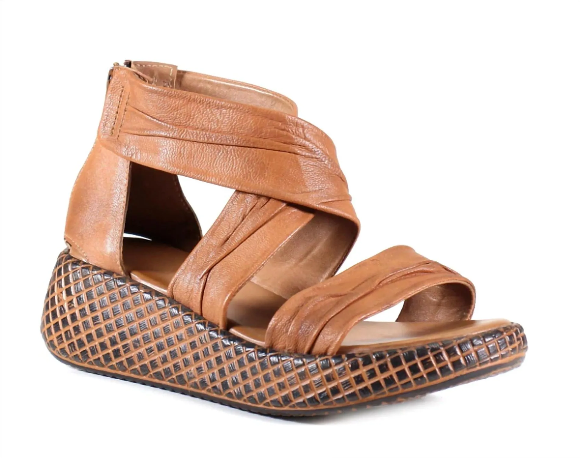 Women's Emmie Lou Wedge In Camel