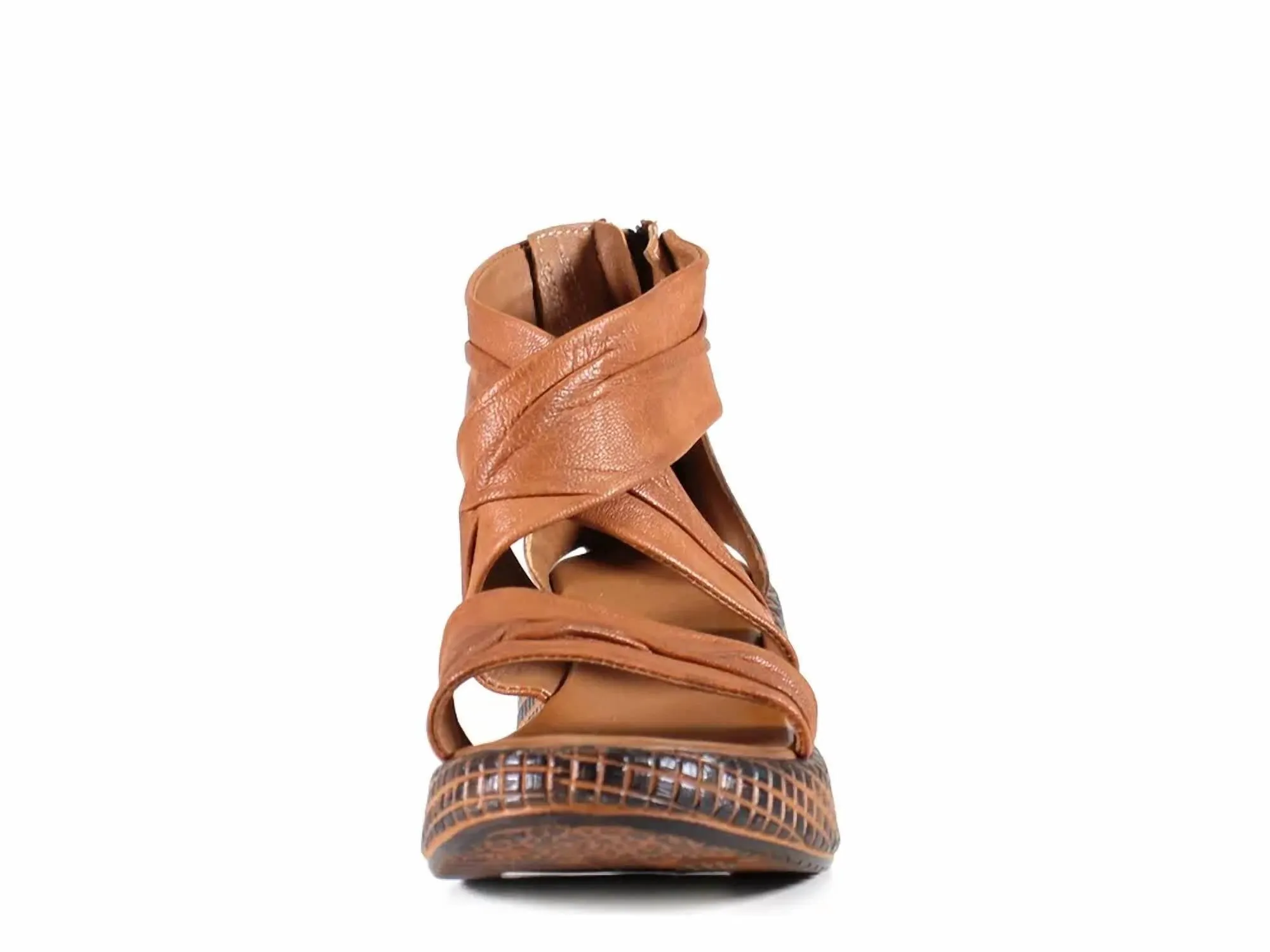 Women's Emmie Lou Wedge In Camel