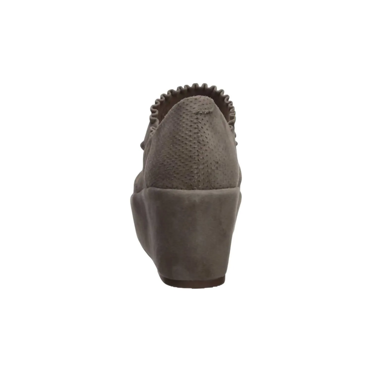 Women's Nyssa Ruffle Strap Wedge 2 In Cement