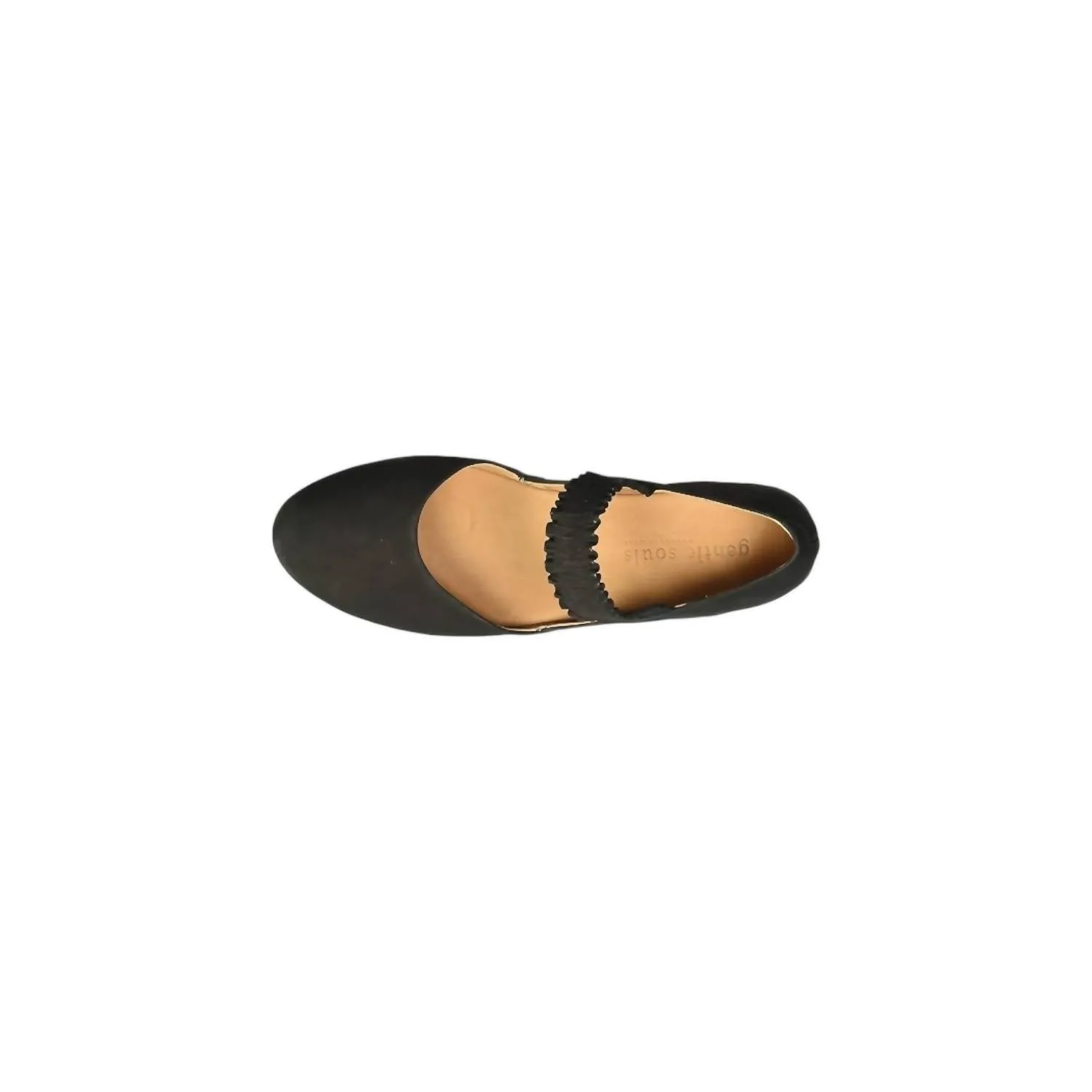 Women's Nyssa Ruffle Strap Wedge In Black