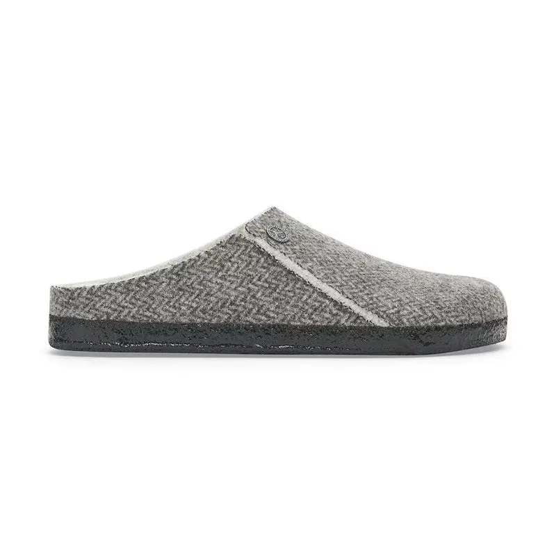 Women's Zermatt Shearling Narrow Herringbone Gray/Natural Wool