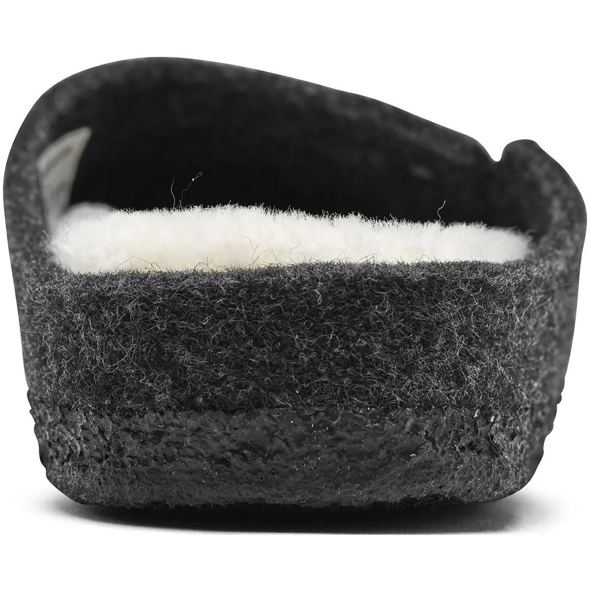 Zermatt Rivet Womens Wool Blend Shearling Lined Slide Slippers
