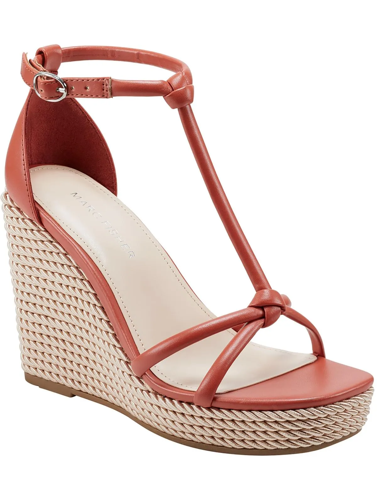 Zinck Womens Open-toe Ankle Strap Wedge Heels