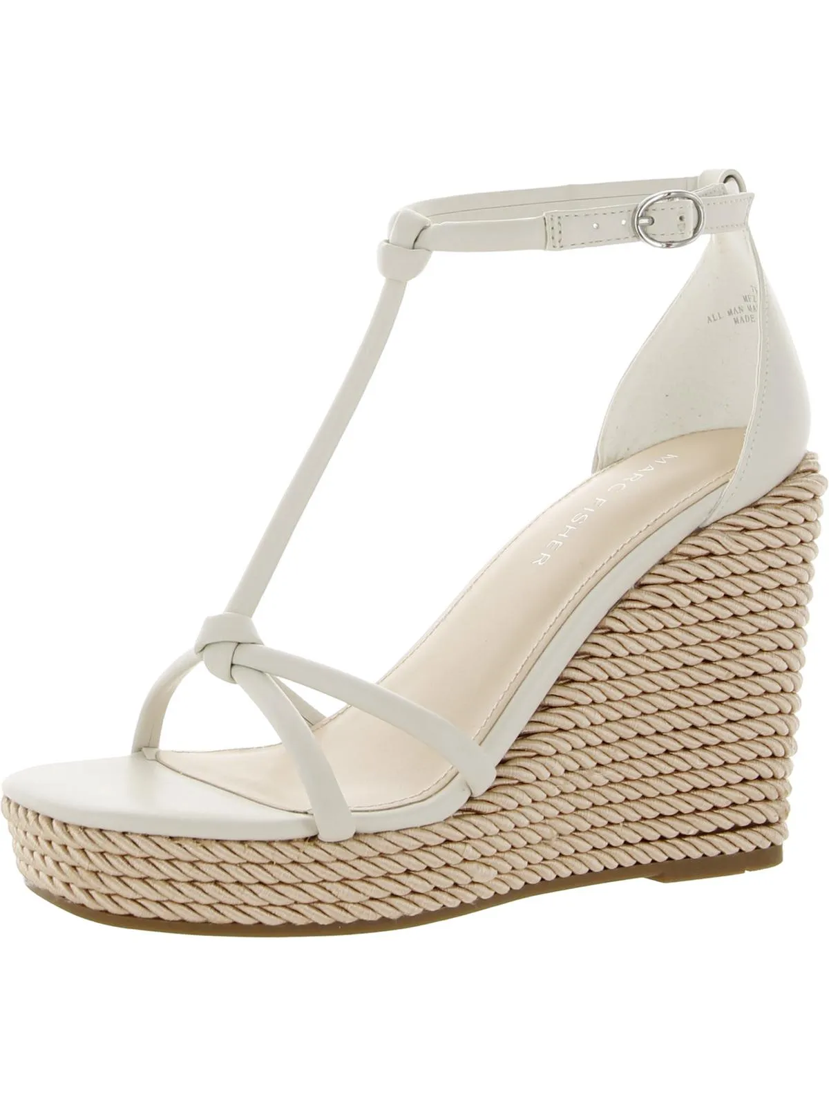 Zinck Womens Open-toe Ankle Strap Wedge Heels